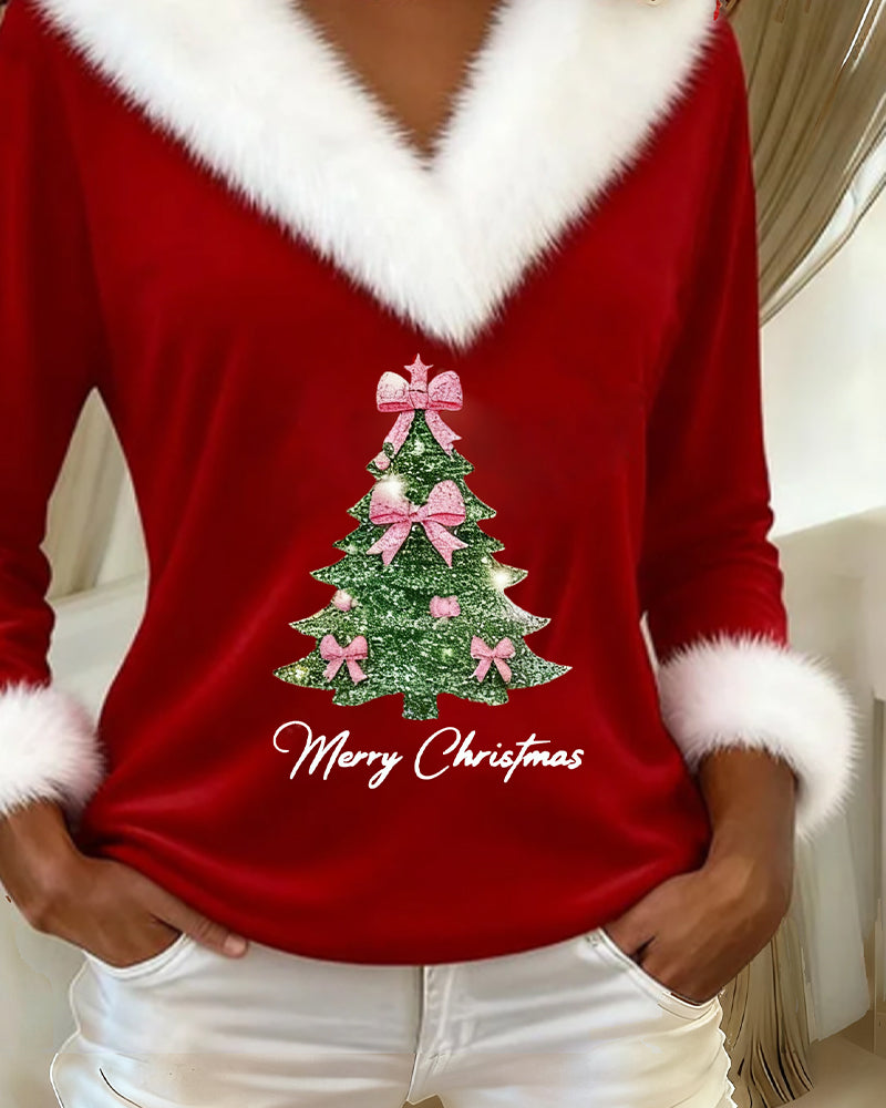 Anabel | Top Casual Elegante con Borde de Piel