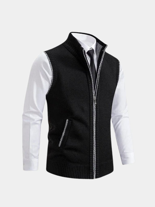 Raúl | Chaleco Elegante con Cremallera Completa