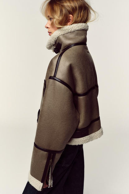 Sara | Cazadora corta doble faz