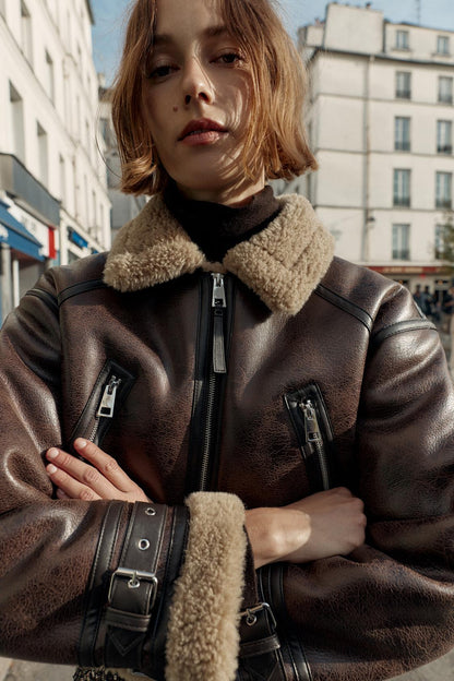 Raquel | Cazadora corta doble faz