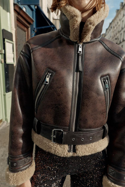 Raquel | Cazadora corta doble faz