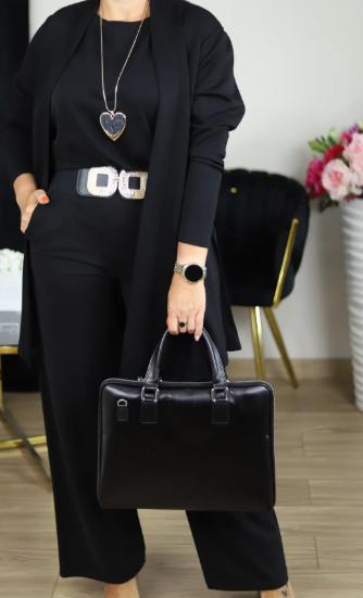 Gabriella | Conjunto de 3 Piezas con Cárdigan Largo – Comodidad Elegante y Estilo Versátil para Todas las Ocasiones