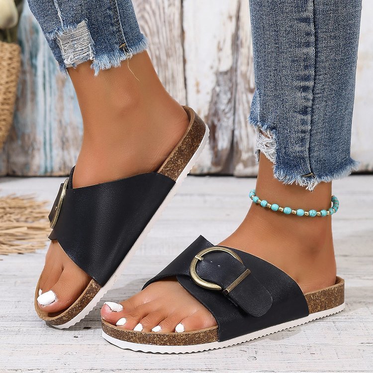 Lila | Sandalias con hebilla