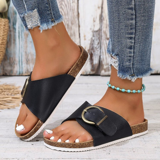 Lila | Sandalias con hebilla