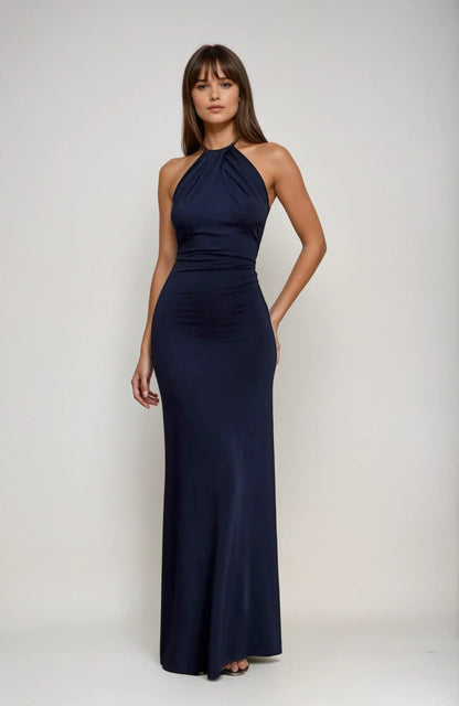JANA | Vestido maxi con escote halter