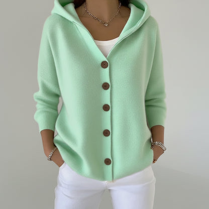 Clarita | Chaqueta con capucha y botones