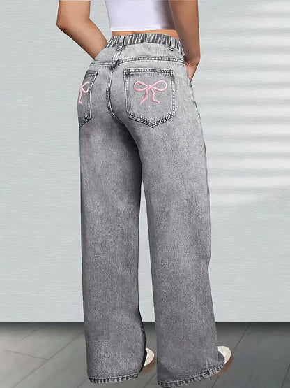 Celia - Pantalones Anchos de Cintura Alta