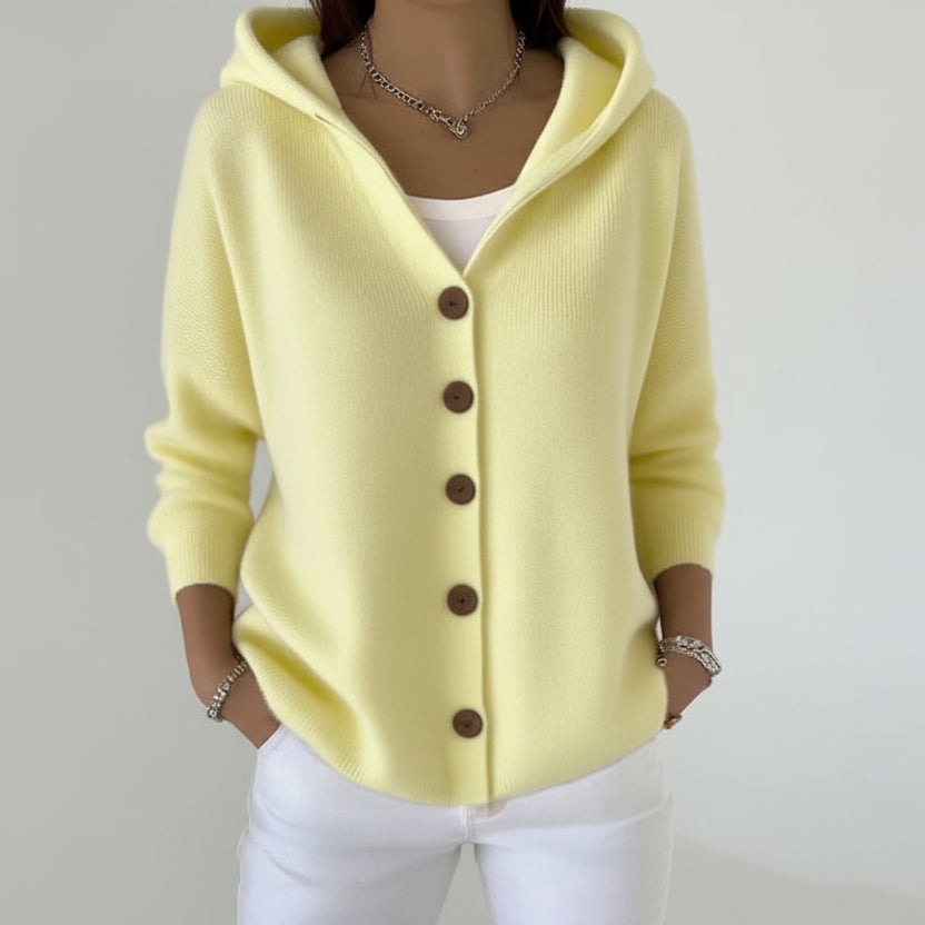 Clarita | Chaqueta con capucha y botones
