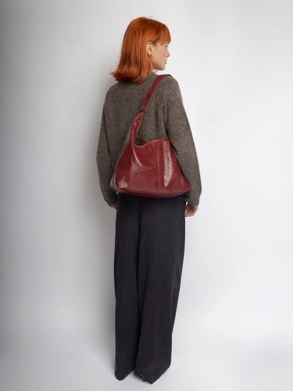 Mochi | Bolso tote de cuero envejecido Scarlett