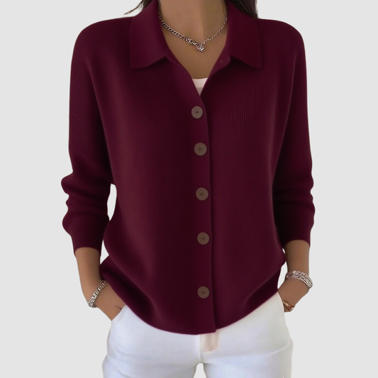 Joanna | Cardigan de punto con botones