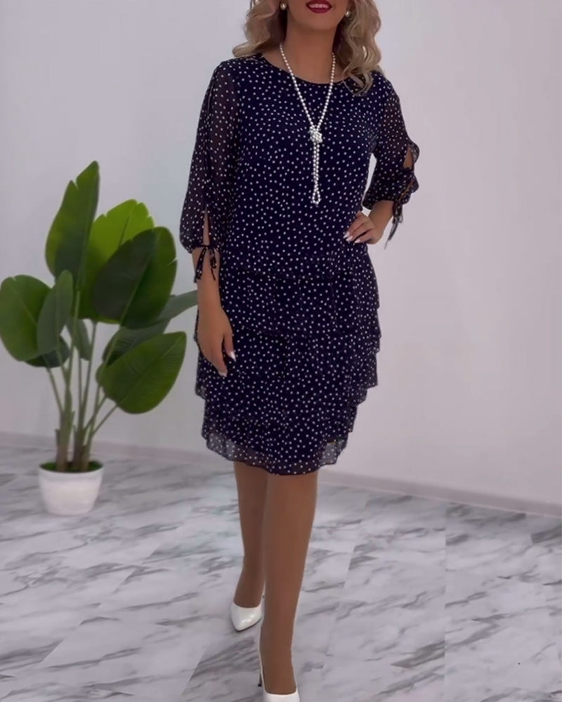 Giulia | Vestido a lunares de elegancia fluida