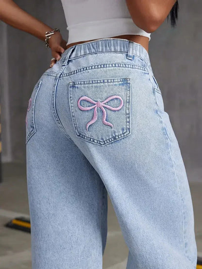 Celia - Pantalones Anchos de Cintura Alta