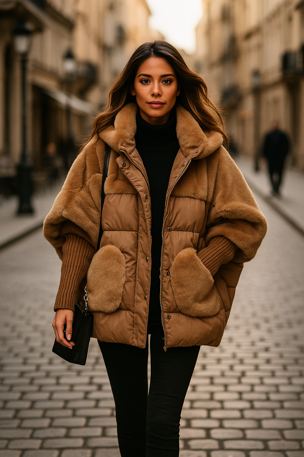 Bruna | Abrigo con capucha