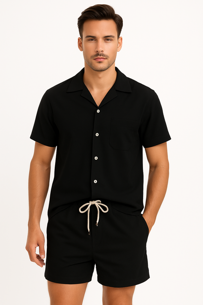 Roberto | Conjunto de ropa de lino y algodón para hombre