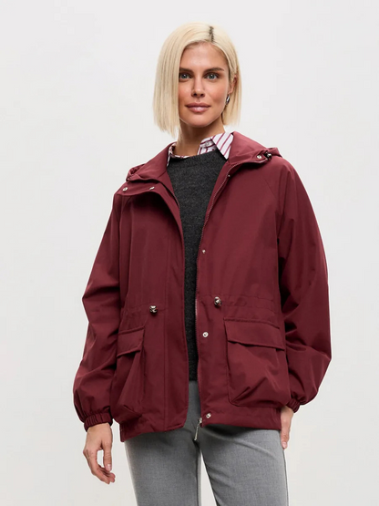 Sofía | chaqueta impermeable con capucha ajustable