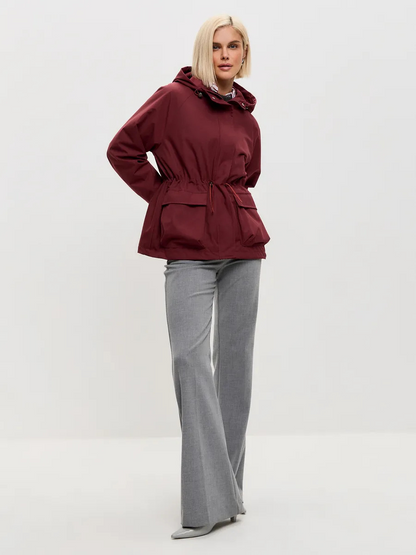 Sofía | chaqueta impermeable con capucha ajustable