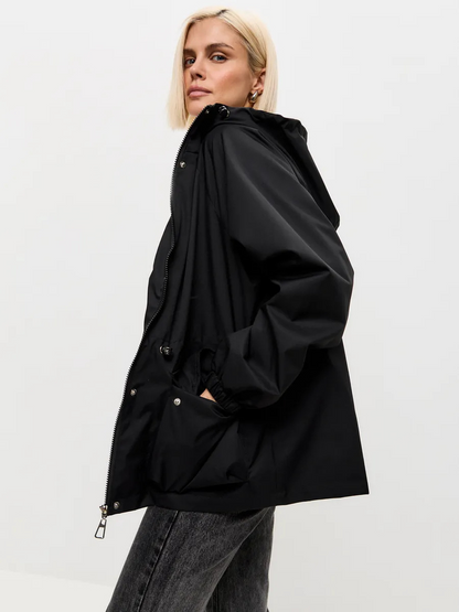 Sofía | chaqueta impermeable con capucha ajustable