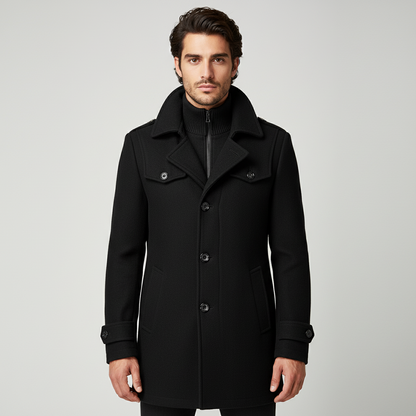 Enrique Abrigo de Paño | La Elegancia Masculina que Desafía al Frío