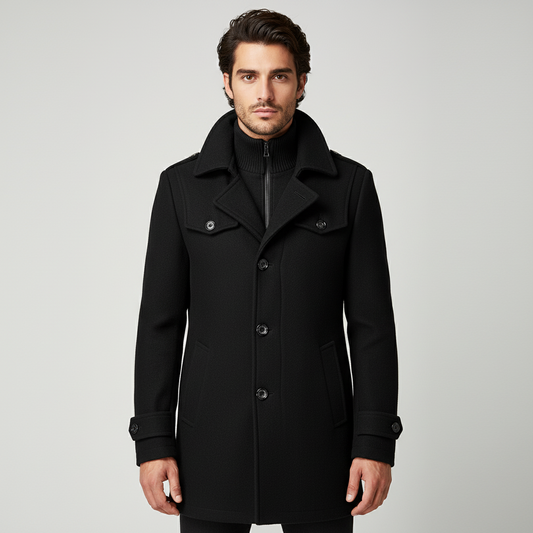 Enrique Abrigo de Paño | La Elegancia Masculina que Desafía al Frío