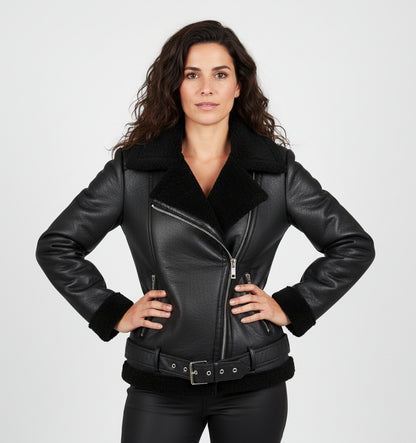 Carla | chaqueta con abrigo extra grueso y cálido