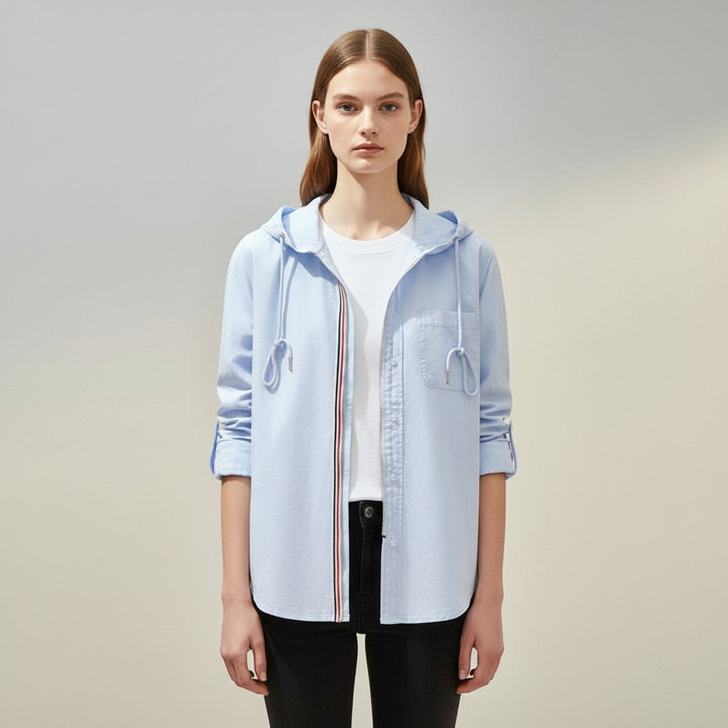 Casa | Sudadera de lino con capucha