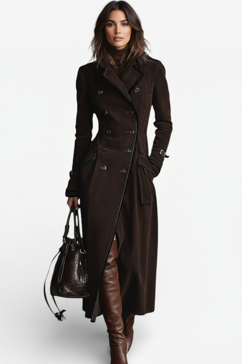 Natalia™ | Trench en piel de ante