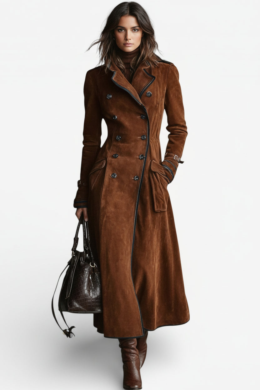 Natalia™ | Trench en piel de ante