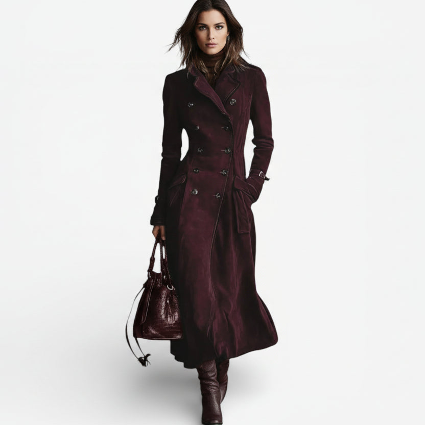 Natalia™ | Trench en piel de ante