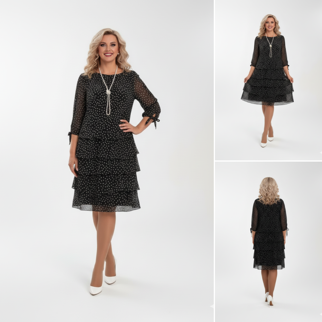 Giulia | Vestido a lunares de elegancia fluida