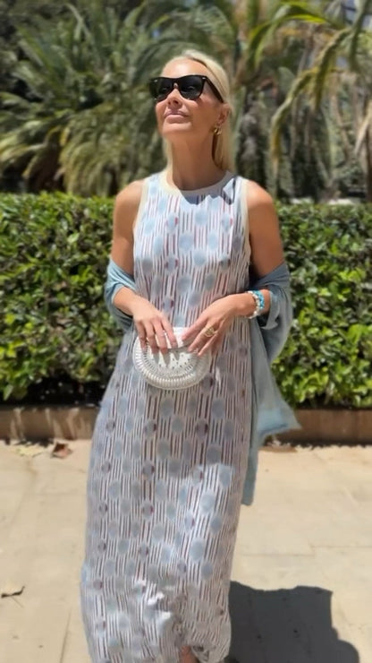 Anaís | Elegante vestido largo con chal a juego