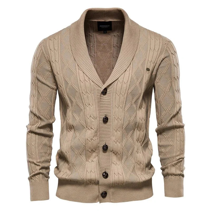 Waldemar | Cardigan para hombre con tapeta de botones