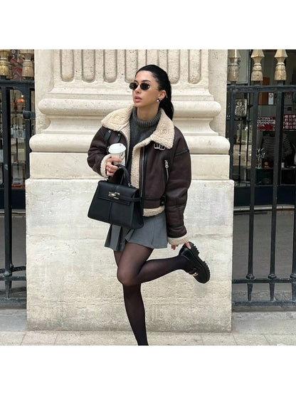 Luisa | Cazadora corta doble faz