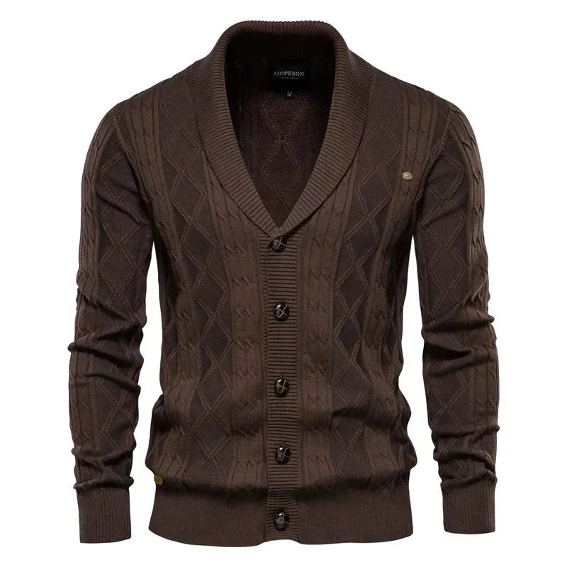 Waldemar | Cardigan para hombre con tapeta de botones