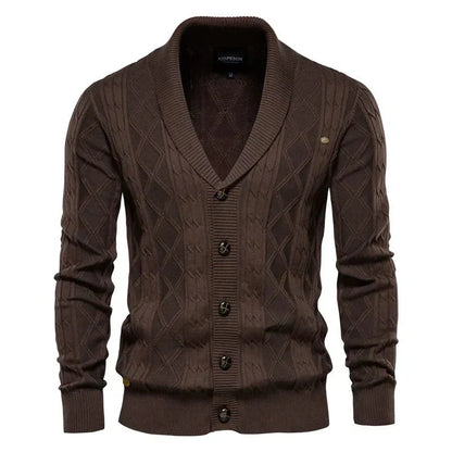 Waldemar | Cardigan para hombre con tapeta de botones