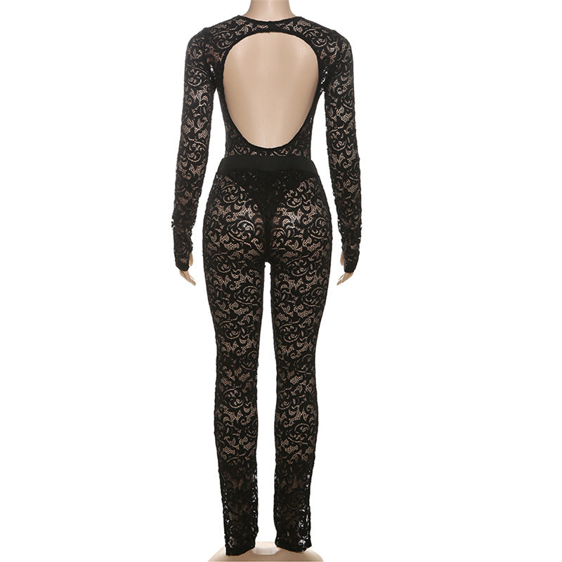 Lucía | Conjunto Sexy de Encaje Transparente
