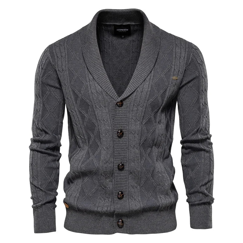 Waldemar | Cardigan para hombre con tapeta de botones