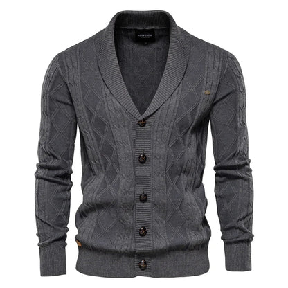 Waldemar | Cardigan para hombre con tapeta de botones