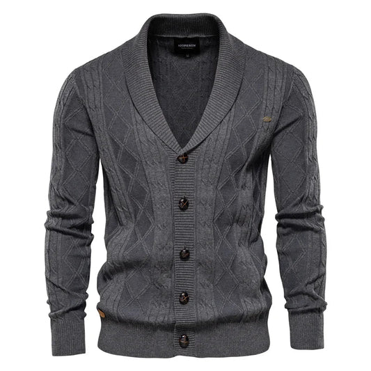 Waldemar | Cardigan para hombre con tapeta de botones