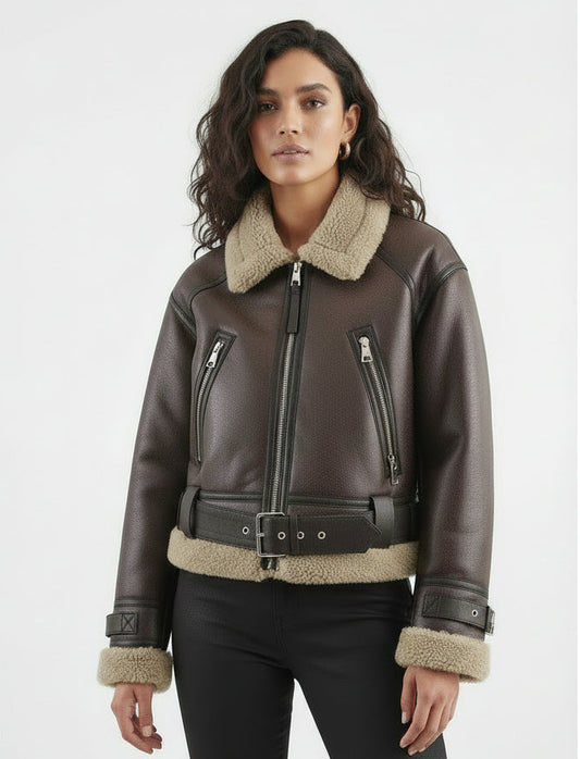 Raquel | Cazadora corta doble faz