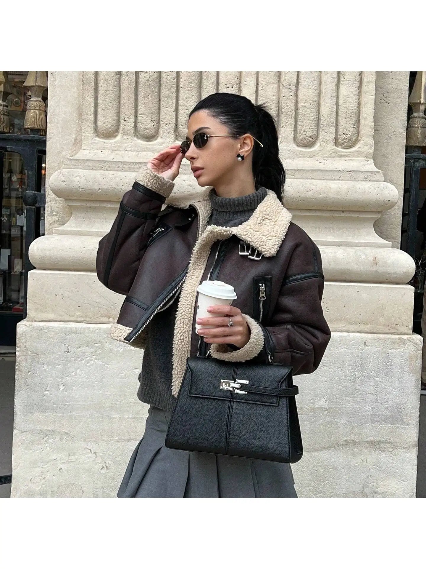 Luisa | Cazadora corta doble faz