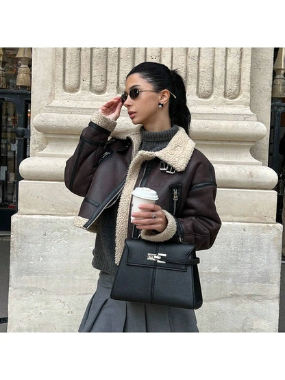 Luisa | Cazadora corta doble faz