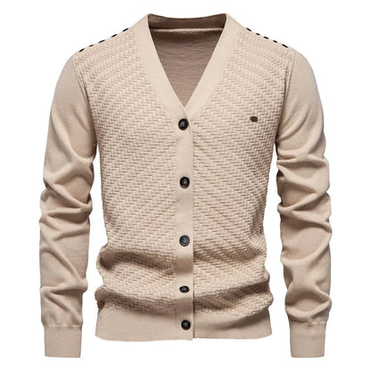 Schneider | Cardigan cálido para hombre con escote en V