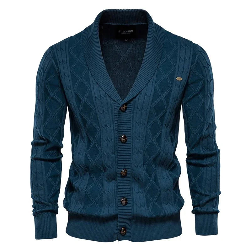 Waldemar | Cardigan para hombre con tapeta de botones