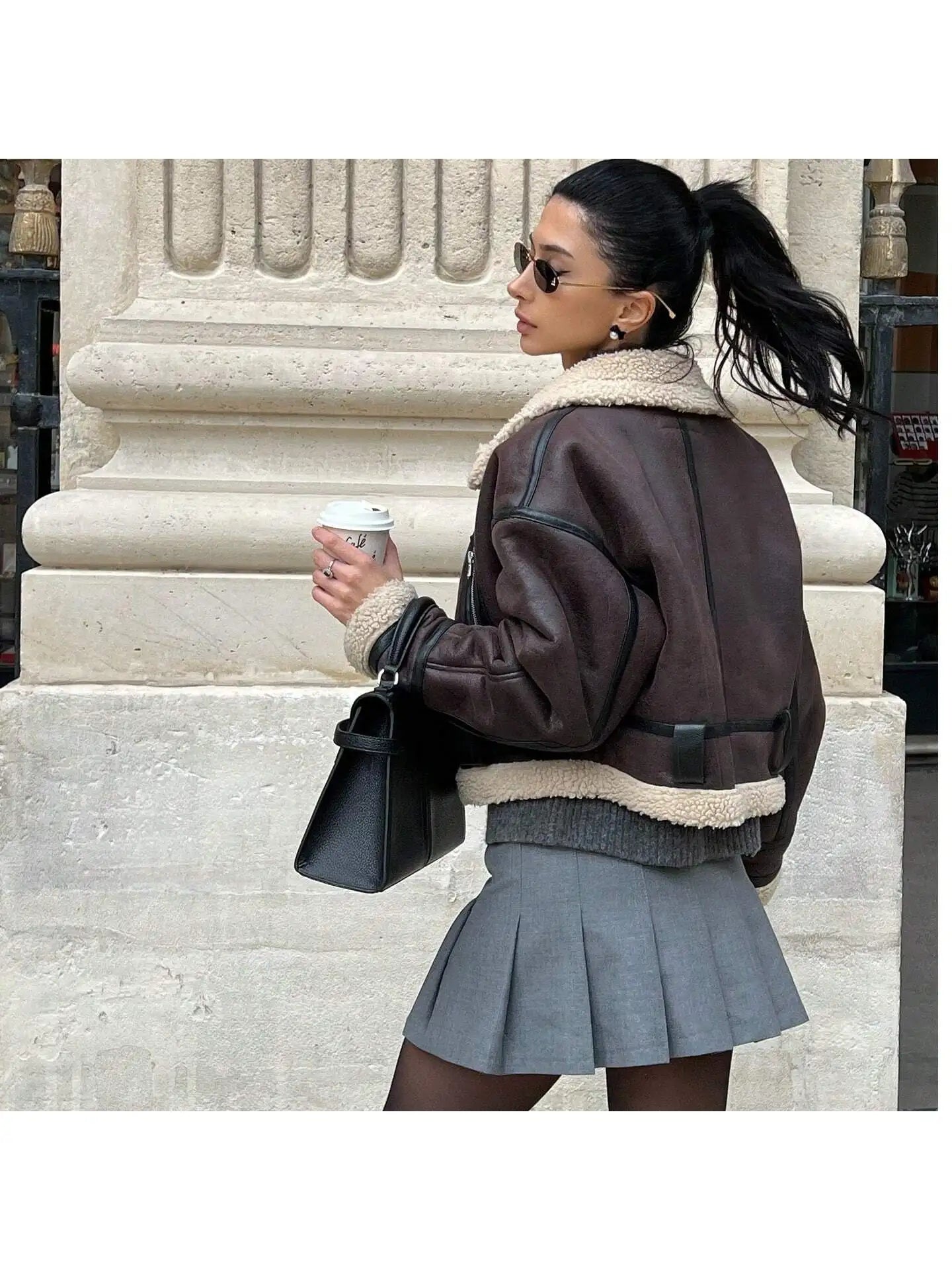 Luisa | Cazadora corta doble faz