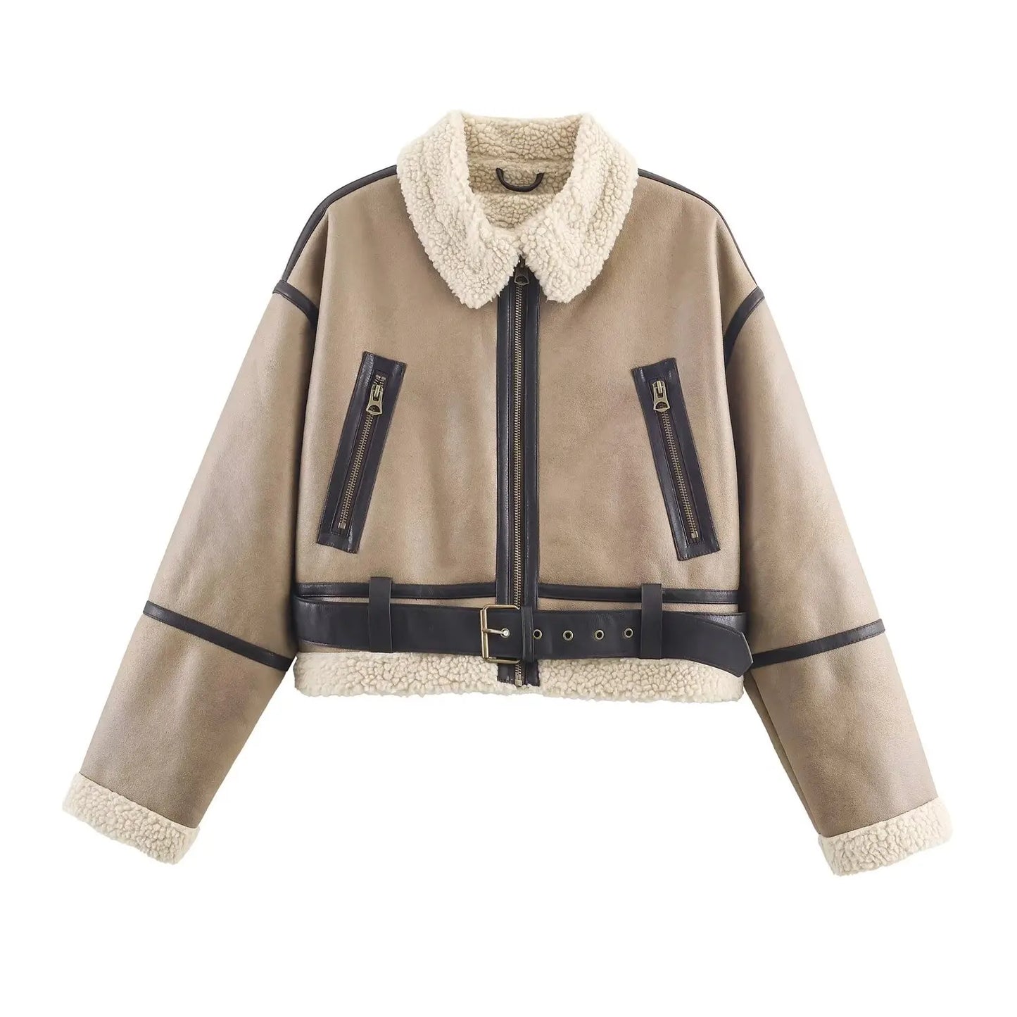 Sara | Cazadora corta doble faz