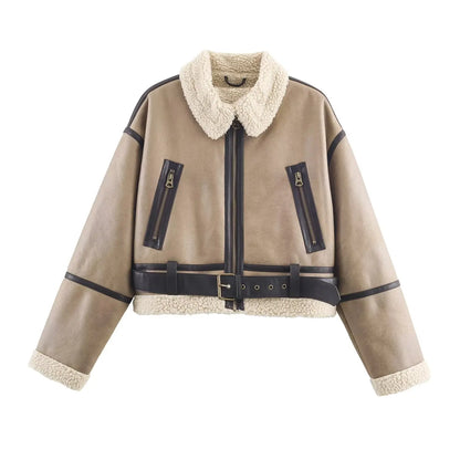 Sara | Cazadora corta doble faz