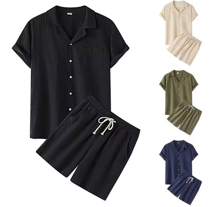 Roberto | Conjunto de ropa de lino y algodón para hombre