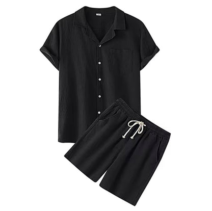 Roberto | Conjunto de ropa de lino y algodón para hombre