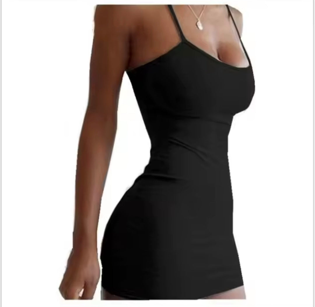 Lina | Vestido Mini de Tirantes – Estilo Sexy