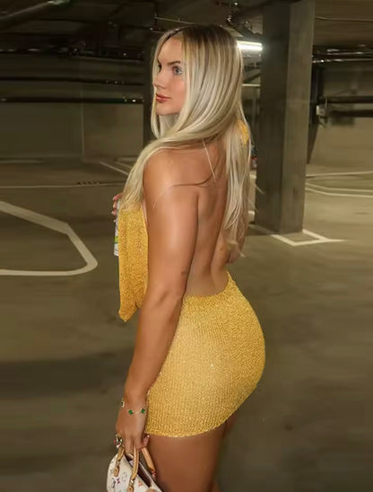 Luna | Vestido Mini A-Línea Sin Mangas